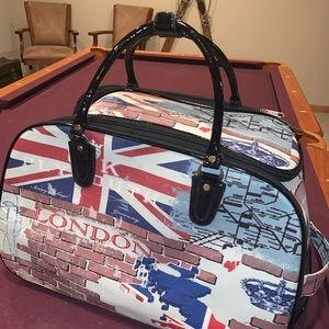 London Leather Luggage Bag